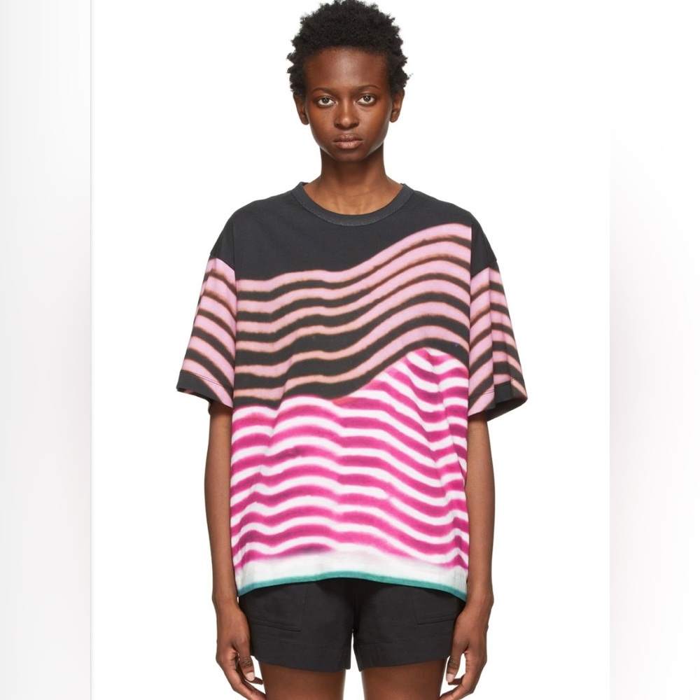 Dries Van Noten x Len Lye Edition Hagels striped t-shirt. Size XS